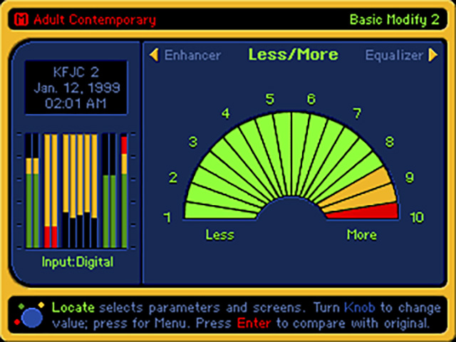 Orban Optimod Interface Design