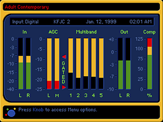 Orban Optimod Interface Design