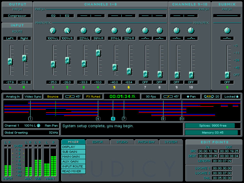 Audicy Interface Design