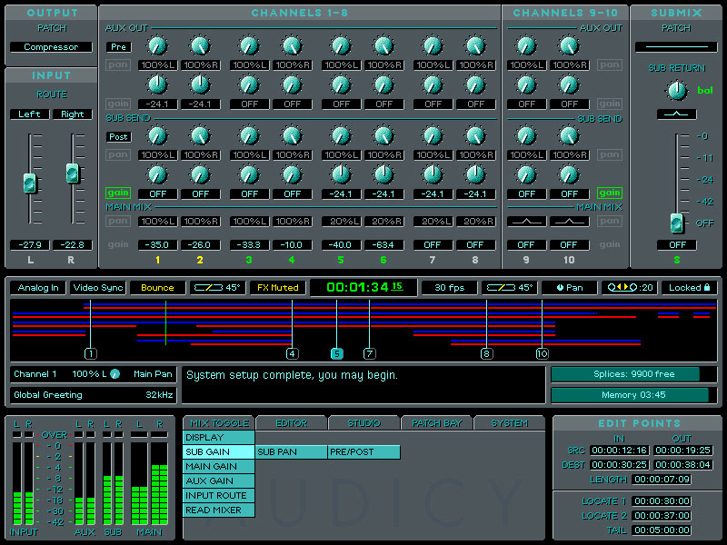 Audicy Interface Design