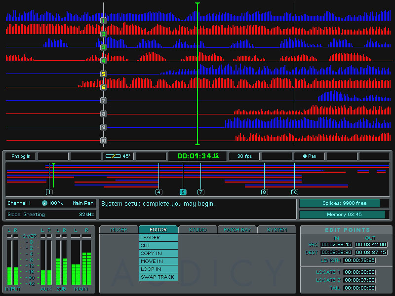 Audicy Interface Design