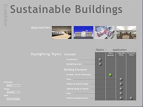 EcoAdvisor Interface Design