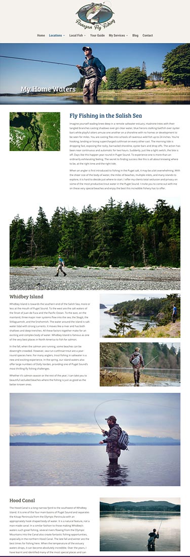 Fly Fishing Guide Website Design