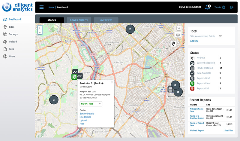 Power Grid Analytics Interface Design