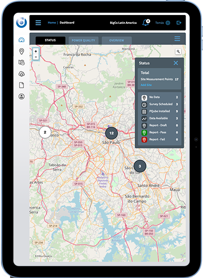 Power Grid Analytics Interface Design